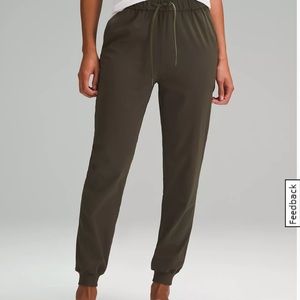 Lululemon Stretch High-Rise Jogger - Dark Olive - Size 8